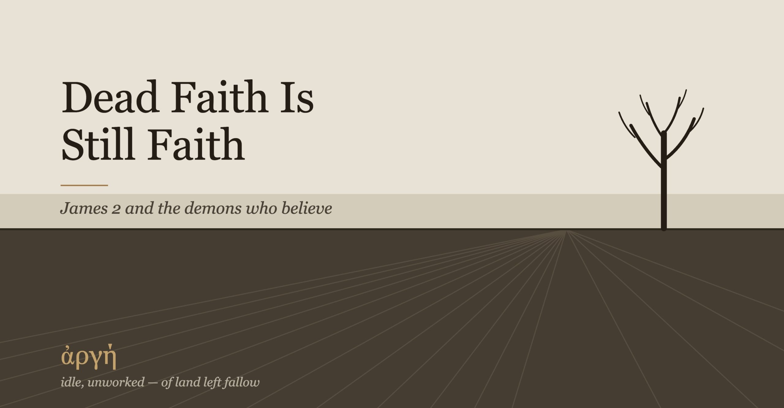 James 2 and the Demons Who Believe